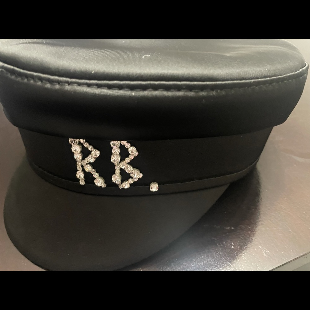 All black RB sailor hat, brand new bag and tags still attached.
